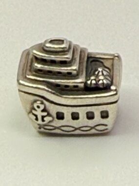 Pandora All Aboard Cruise Ship Charm 791043 S925 ALE Travel CH-0620, Sterling